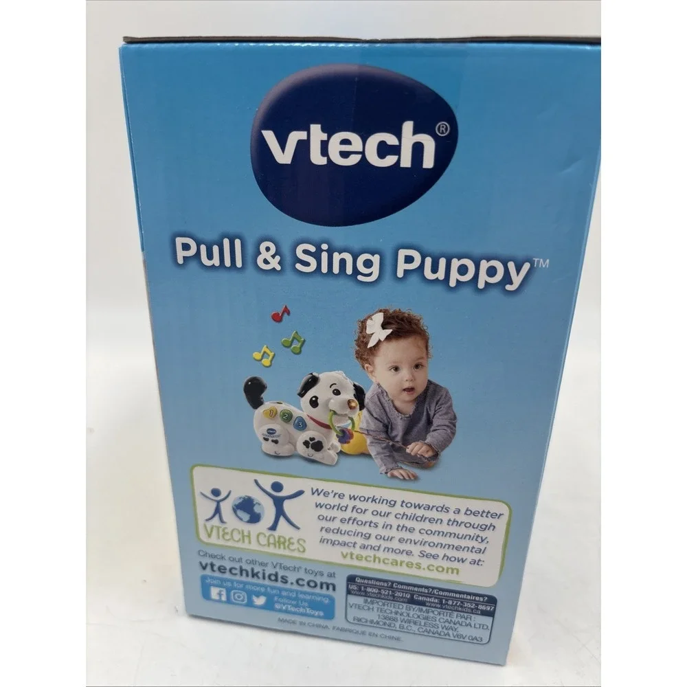 VTech Pull and Sing Puppy Toy 6-36 Months BRAND NEW  plays songs and moveable 🔥